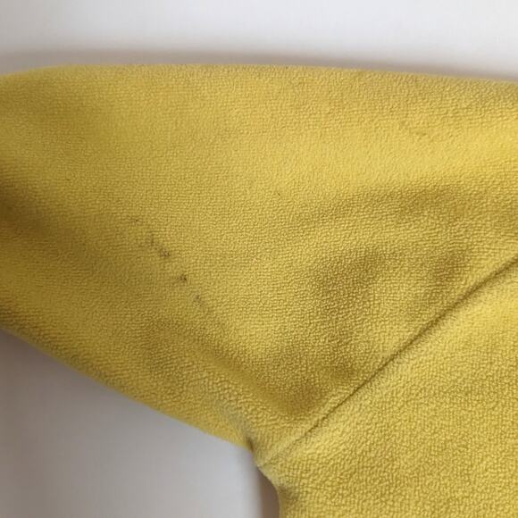 Vintage Carter's Sleeper Unisex Baby Size 6m Yellow Fleece Duck - Picture 4 of 7
